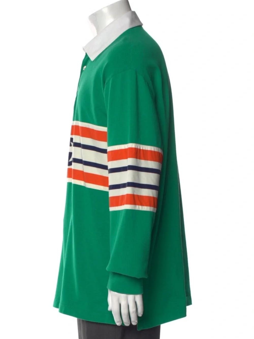 Gucci Interlocking G Logo Rugby Polo Shirt Alessandro Michele XL Rare